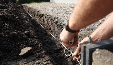 Stap 2: Plaats een rechte lijn