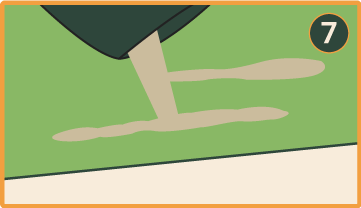 Stap 7: Kunstgras aanleggen